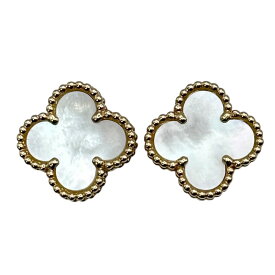 ヴァンクリーフ＆アーペル Van Cleef & Arpels ヴィンテージアルハンブラピアス ゴールド Au750 ジュエリー【中古】