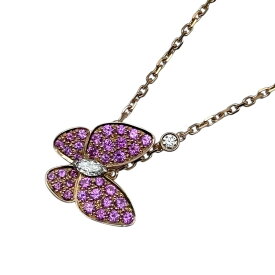 ヴァンクリーフ＆アーペル Van Cleef & Arpels ドゥパピヨンネックレス ピンクゴールド Au750 ジュエリー【中古】