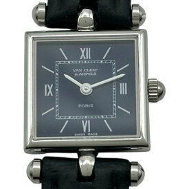 ヴァンクリーフ＆アーペル Van Cleef & Arpels クラシック カレ 522942 ブルー ステンレススチール クオーツ レディース 腕時計【中古】