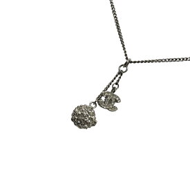 シャネル CHANEL ココマークミラーボールネックレス B12C シルバー メタル/ラインストーン レディース ネックレス【中古】