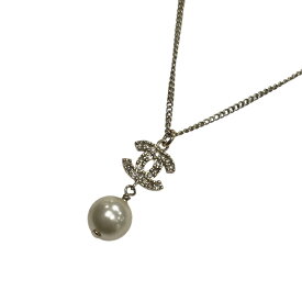 シャネル CHANEL ココマークパールネックレス 10A ゴールド メタル/ラインストーン/パール レディース ネックレス【中古】