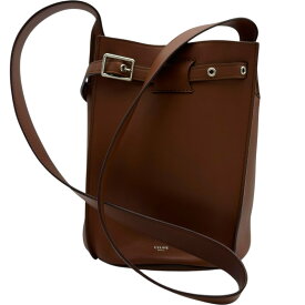 セリーヌ CELINE ビッグバッグバケット ブラウン レザー レディース ショルダーバッグ【中古】