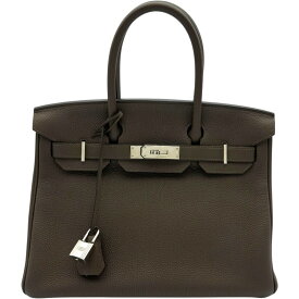 エルメス HERMES バーキン30 T刻 オリガン シルバー金具 トゴ レディース ハンドバッグ【中古】