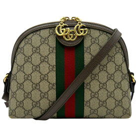 グッチ GUCCI オフィディアシェリーラインショルダーバッグ 499621 ベージュ/ブラウン GGスプリーム レディース ショルダーバッグ【中古】