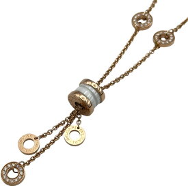 ブルガリ BVLGARI ビーゼロワンエレメントネックレス ピンクゴールド 750 ジュエリー【中古】