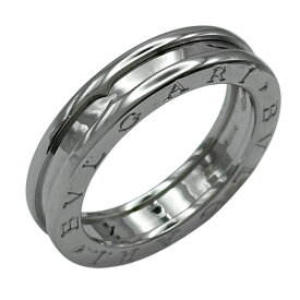 ブルガリ BVLGARI ビーゼロワンリング1バンド(XS) ホワイトゴールド Au750 ジュエリー【中古】