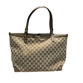 グッチ GUCCI GGキャンバストートバッグ 247209 ブラウンゴールド金具 GGキャンバス ユニセックス トートバッグ【中古】