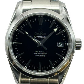 オメガ OMEGA シーマスター アクアテラ コーアクシャル クロノメーター 2504.50 ブラック ステンレススチール 自動巻き メンズ 腕時計【中古】