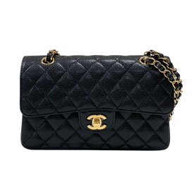 シャネル CHANEL マトラッセ23 A01113 ブラック ゴールド金具 キャビアスキン レディース ショルダーバッグ【中古】