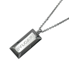 ブルガリ BVLGARI インゴットネックレス ホワイトゴールド 750 ジュエリー【中古】