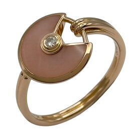 カルティエ Cartier アミュレットリング ピンクゴールド Au750 ジュエリー【中古】