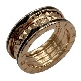 ブルガリ BVLGARI ビーゼロワンロックリング ピンクゴールド Au750 ジュエリー【中古】