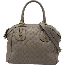 グッチ GUCCI スカーレットライン ショルダーバッグ 282299 グレー グッチシマ レディース ショルダーバッグ【中古】