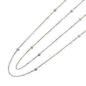 カルティエ Cartier ロングダムールダイヤネックレス ホワイトゴールド 750 ジュエリー【中古】