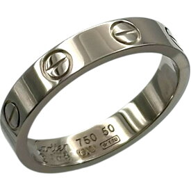 カルティエ Cartier ミニ ラブリング ホワイトゴールド 750 ジュエリー【中古】