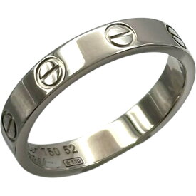 カルティエ Cartier ミニ ラブリング ホワイトゴールド 750 ジュエリー【中古】