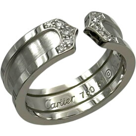 カルティエ Cartier C2ダイヤリング ホワイトゴールド 750/ダイヤモンド ジュエリー【中古】