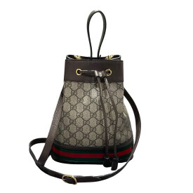 グッチ GUCCI シェリースモールバケットバッグ 550621 ベージュ GGスプリームキャンバス レディース ショルダーバッグ【中古】