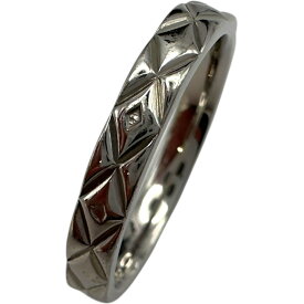 シャネル CHANEL マトラッセリング プラチナ Pt950 ジュエリー【中古】