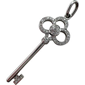ティファニー TIFFANY＆CO クラウンキートップ ホワイトゴールド Au750 ジュエリー【中古】
