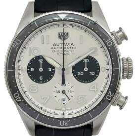 タグ・ホイヤー TAG HEUER オータヴィア 60周年アニバーサリーフライバック クロノグラフ CBE511B.FC8279 シルバー ステンレススチール メンズ 腕時計【中古】