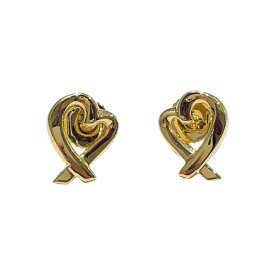 ティファニー TIFFANY＆CO ラビングハートピアス ゴールド 750 ジュエリー【中古】