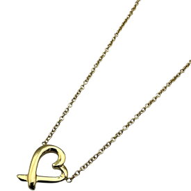 ティファニー TIFFANY＆CO ラビングハートネックレス ゴールド 750 ジュエリー【中古】