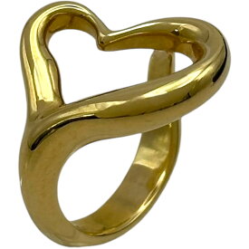 ティファニー TIFFANY＆CO オープンハートリング ゴールド 750 ジュエリー【中古】