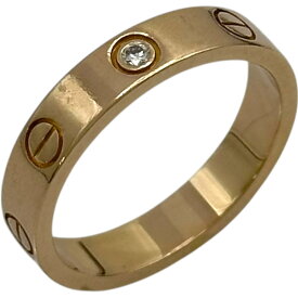 カルティエ Cartier ミニラブリング ピンクゴールド 750 ダイヤモンド ジュエリー【中古】