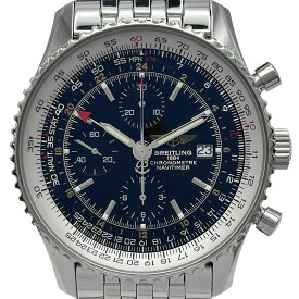 ブライトリング BREITLING ナビタイマー ワールド A2432212/B726 ブラック ステンレススチール メンズ 腕時計【中古】
