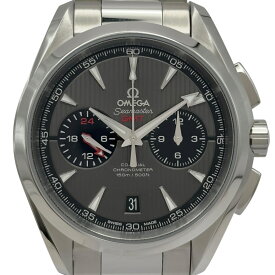 オメガ OMEGA シーマスター アクアテラ 150M コーアクシャル クロノメーター GMT 231.10.43.52.06.001 グレー ステンレススチール メンズ 腕時計【中古】