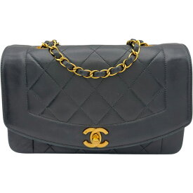 シャネル CHANEL ダイアナ22 A01164 2番台 ブラック ゴールド金具 ラムスキン レディース ショルダーバッグ【中古】