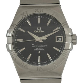 オメガ OMEGA コンステレーション コーアクシャル クロノメーター 38mm 123.10.38.21.01.001 ブラック ステンレススチール 自動巻き メンズ 腕時計【中古】