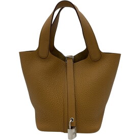 エルメス HERMES ピコタンロックPM Y刻 セサミ シルバー金具 トリヨン レディース ハンドバッグ【中古】