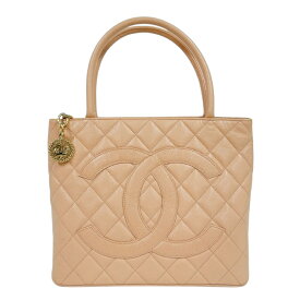 シャネル CHANEL 復刻トート A01804 コーラル　ゴールド金具 キャビアスキン レディース ハンドバッグ【中古】