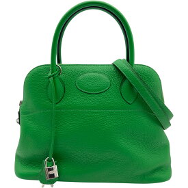 エルメス HERMES ボリード31 T刻 バンブー シルバー金具 トリヨン レディース ハンドバッグ【中古】