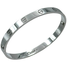 カルティエ Cartier ラブブレス ホワイトゴールド 750 ジュエリー【中古】