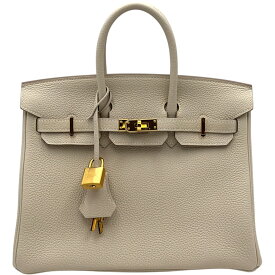 エルメス HERMES バーキン25 Z刻 クレ ゴールド金具 トゴ レディース ハンドバッグ【中古】
