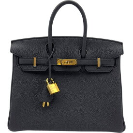 エルメス HERMES バーキン25 K刻 プロン ゴールド金具 トゴ レディース ハンドバッグ【中古】