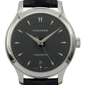 ショパール Chopard L.U.C マークIII クラシック 161907-1001 ブラック ホワイトゴールド 自動巻き メンズ 腕時計【中古】