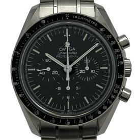 オメガ OMEGA スピードマスター ムーンウォッチ プロフェッショナル クロノグラフ 311.30.42.30.01.006 ブラック ステンレススチール 手巻き メンズ 腕時計【中古】