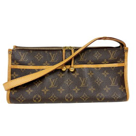 ルイ・ヴィトン LOUIS VUITTON ポパンクール・ロン M40995 ブラウン モノグラム ユニセックス ショルダーバッグ【中古】