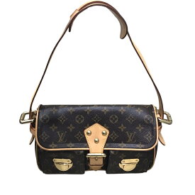 ルイ・ヴィトン LOUIS VUITTON ハドソンPM M40027 ブラウン PVC レディース ショルダーバッグ【中古】
