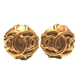 シャネル CHANEL ココマークラウンドイヤリング ゴールド メタル レディース イヤリング【中古】