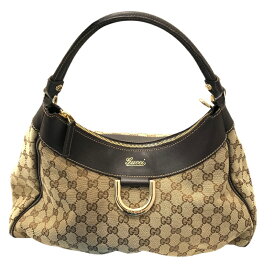 グッチ GUCCI アビーホーボーバッグ 189833 ブラウン GGキャンバス レディース ハンドバッグ【中古】