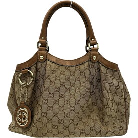グッチ GUCCI スーキートートバッグ 211944 ブロンズ GGキャンバス レディース トートバッグ【中古】