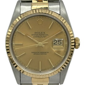 ロレックス ROLEX デイトジャスト 16233 ゴールド ゴールド/ステンレススチール 自動巻き メンズ 腕時計【中古】