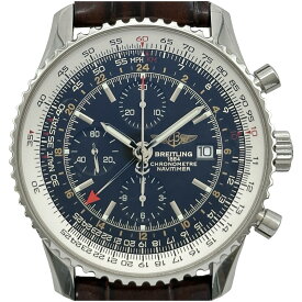 ブライトリング BREITLING ナビタイマー ワールド A2432212/B726 ブラック ステンレススチール 自動巻き メンズ 腕時計【中古】