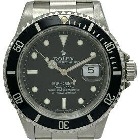 ロレックス ROLEX サブマリーナ 16610 ブラック ステンレススチール 自動巻き メンズ 腕時計【中古】