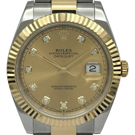 ロレックス ROLEX デイトジャスト41 126333G ゴールド ゴールド/ステンレススチール 自動巻き メンズ 腕時計【中古】